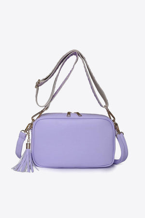 PU Leather Tassel Crossbody Bag-Teresa's Fashionista LLC
