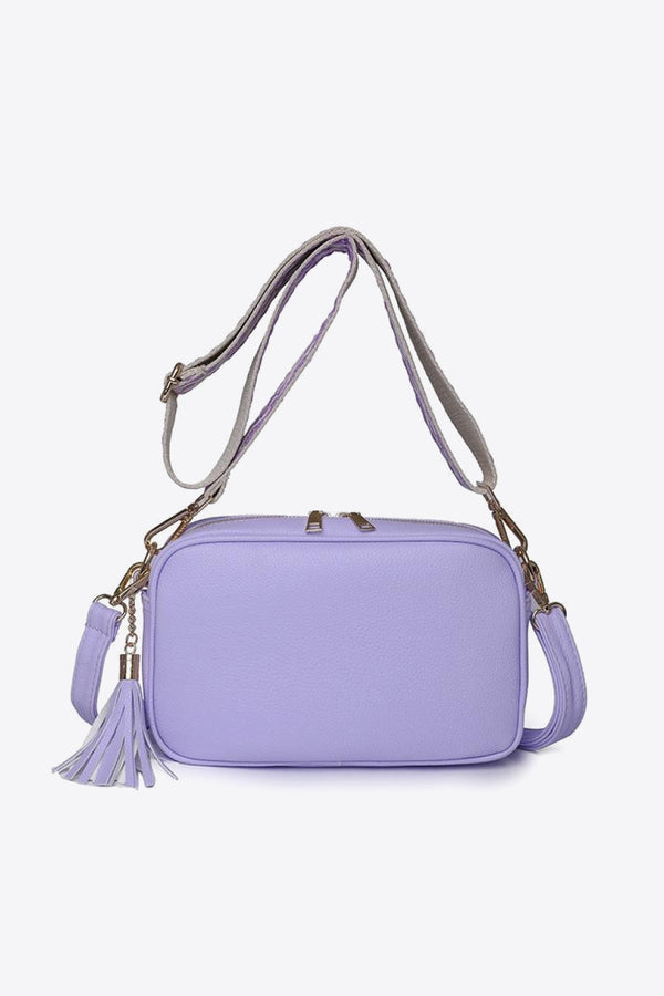 PU Leather Tassel Crossbody Bag-Teresa's Fashionista LLC