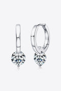 2 Carat Moissanite 925 Sterling Silver Drop Earrings-Teresa's Fashionista LLC