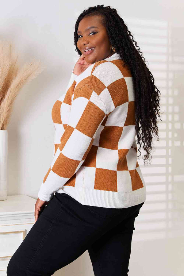 Double Take Button-Up V-Neck Dropped Shoulder Cardigan-Teresa's Fashionista LLC