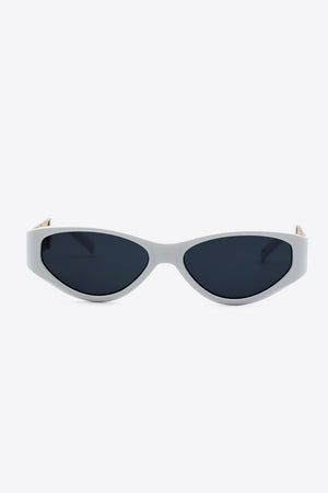 Chain Detail Temple Cat Eye Sunglasses-Teresa's Fashionista LLC