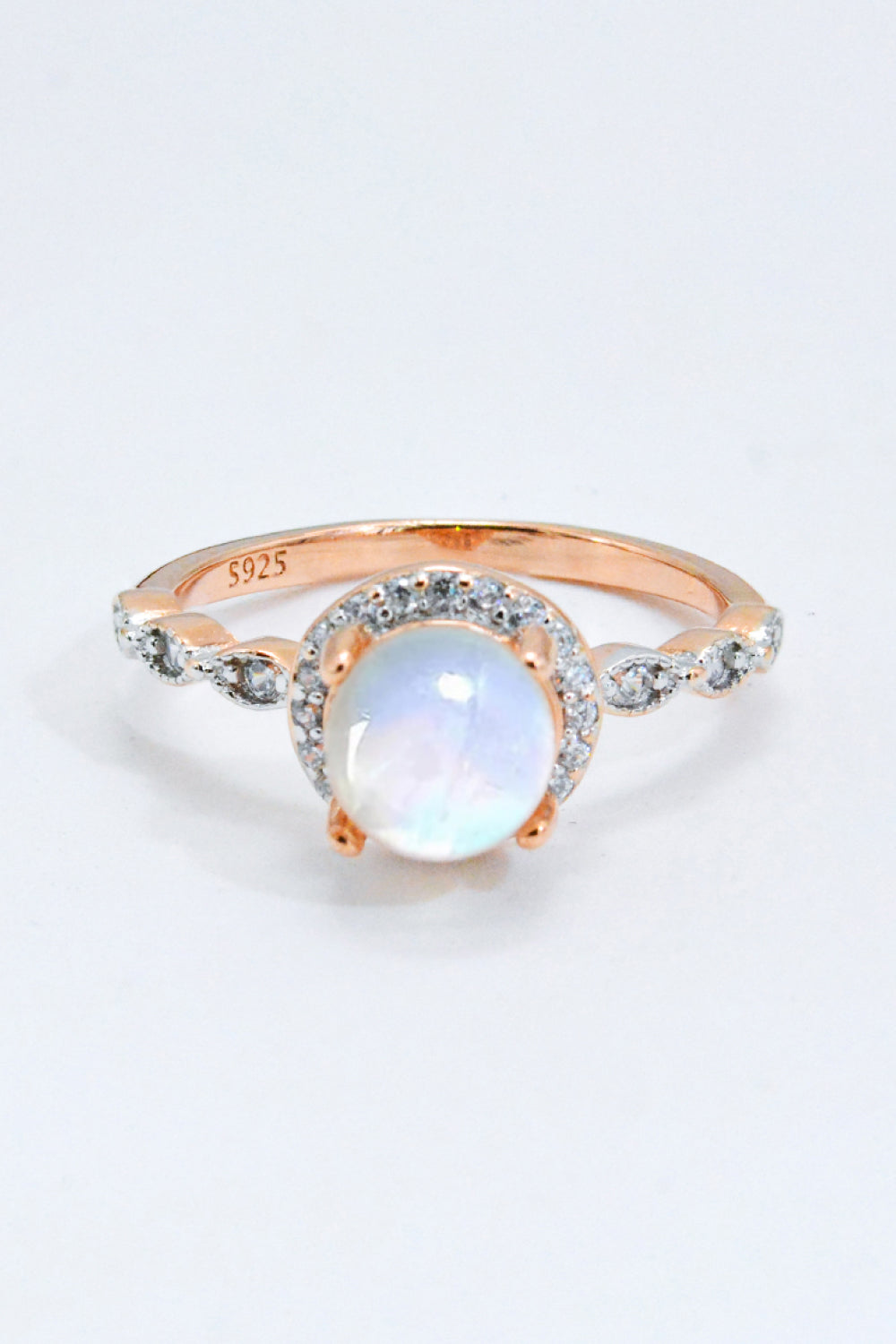 Round Moonstone Ring-Teresa&#39;s Fashionista LLC