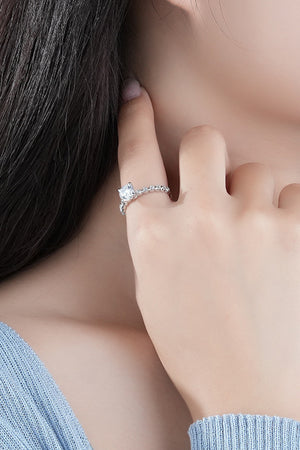 Classic 4-Prong Moissanite Ring-Teresa's Fashionista LLC
