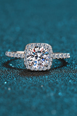 Square Moissanite Ring-Teresa's Fashionista LLC