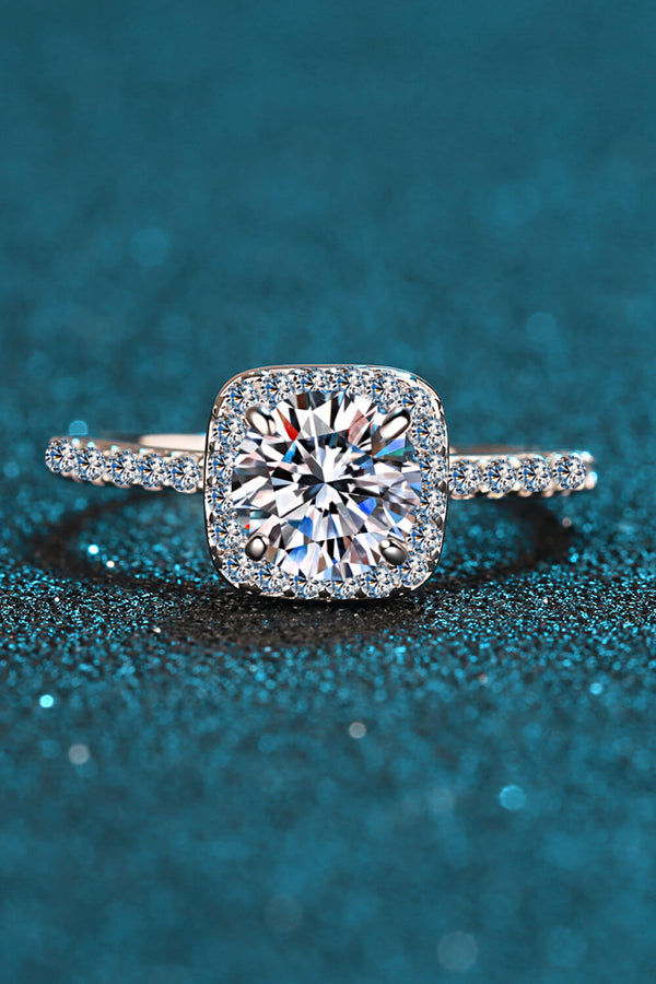Square Moissanite Ring-Teresa's Fashionista LLC