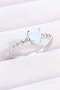Teardrop Natural Moonstone Ring-Teresa's Fashionista LLC