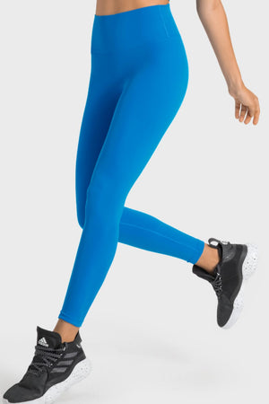 High-Rise Wide Waistband Yoga Leggings-Teresa's Fashionista LLC