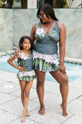 Marina West Swim Full Size Clear Waters Swim Dress in Aloha Forest-Teresa's Fashionista LLC