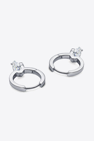 2 Carat Moissanite 925 Sterling Silver Drop Earrings-Teresa's Fashionista LLC