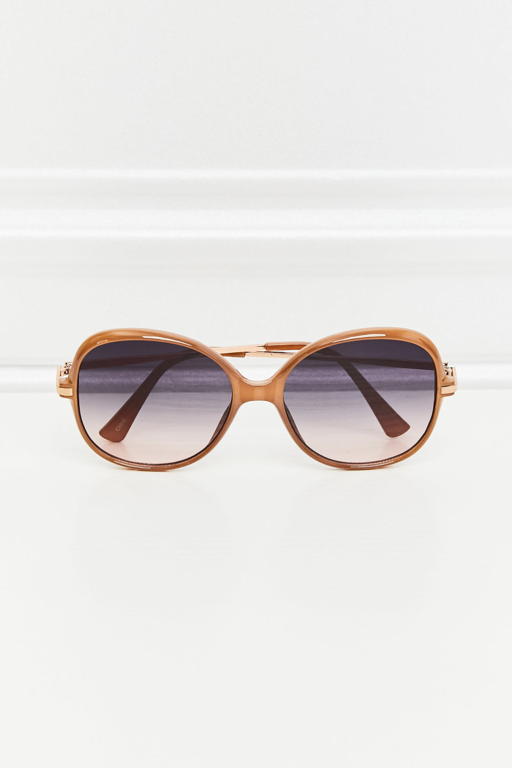 Metal-Plastic Hybrid Full Rim Sunglasses-Teresa&#39;s Fashionista LLC