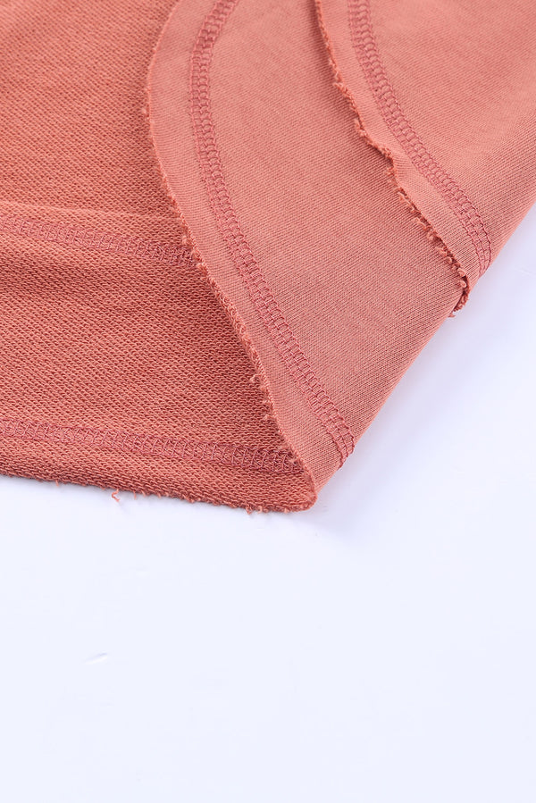 Side Slit Drop Shoulder Sweatshirt-Teresa's Fashionista LLC