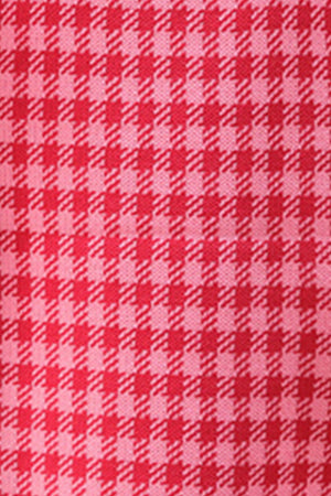 Plaid Round Neck Sleeveless Knit Top-Teresa's Fashionista LLC