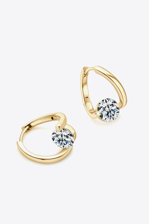2 Carat Moissanite 925 Sterling Silver Heart Earrings-Teresa's Fashionista LLC
