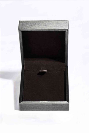 Moissanite Rhodium-Plated Necklace-Teresa's Fashionista LLC