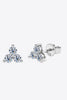 Moissanite 925 Sterling Silver Stud Earrings-Teresa's Fashionista LLC