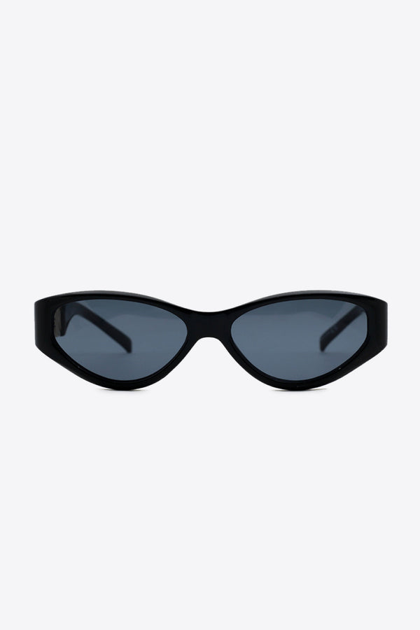 Chain Detail Temple Cat Eye Sunglasses-Teresa's Fashionista LLC