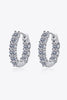 1.8 Carat Moissanite Hoop Earrings-Teresa's Fashionista LLC