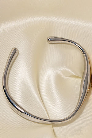 Stainless Steel Open Bracelet-Teresa's Fashionista LLC