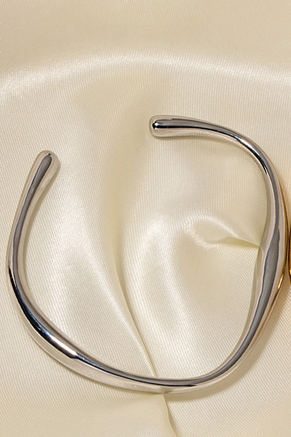 Stainless Steel Open Bracelet-Teresa's Fashionista LLC