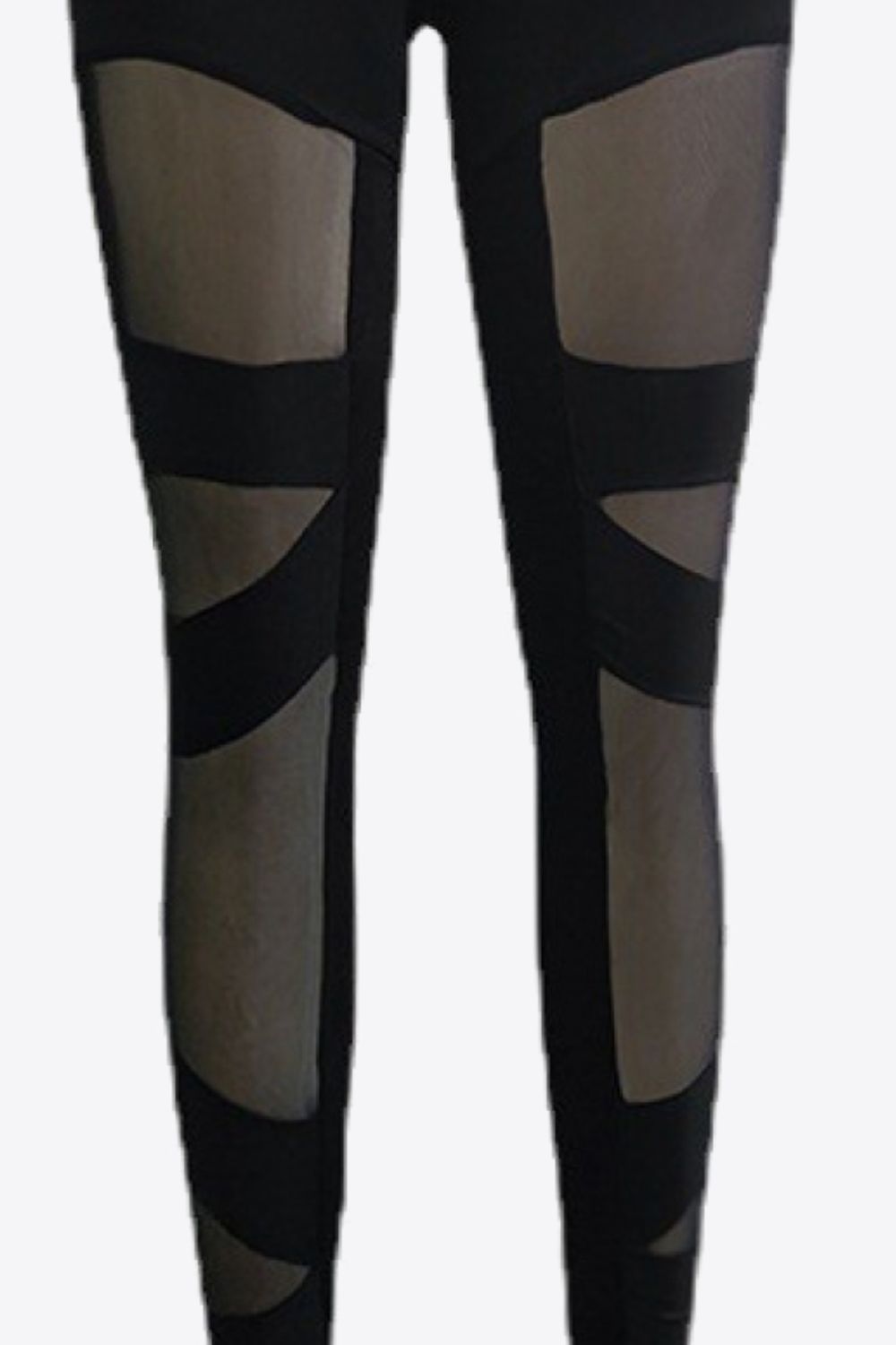Spliced Mesh Leggings-Teresa&#39;s Fashionista LLC