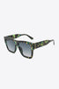 UV400 Patterned Polycarbonate Square Sunglasses-Teresa's Fashionista LLC