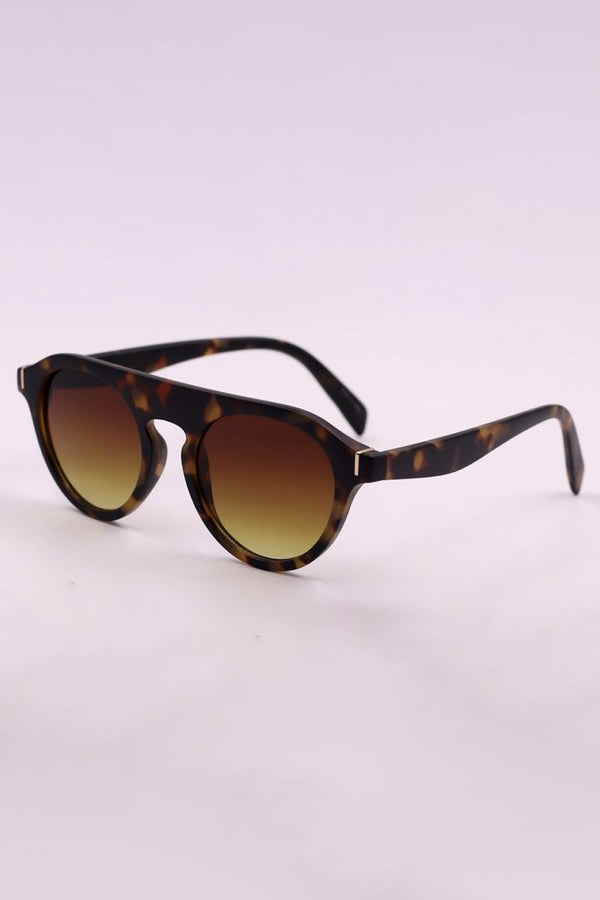 3-Piece Round Polycarbonate Full Rim Sunglasses-Teresa's Fashionista LLC