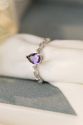 Amethyst 925 Sterling Silver Ring-Teresa's Fashionista LLC
