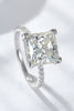 5.52 Carat Moissanite Side Stone Ring-Teresa's Fashionista LLC