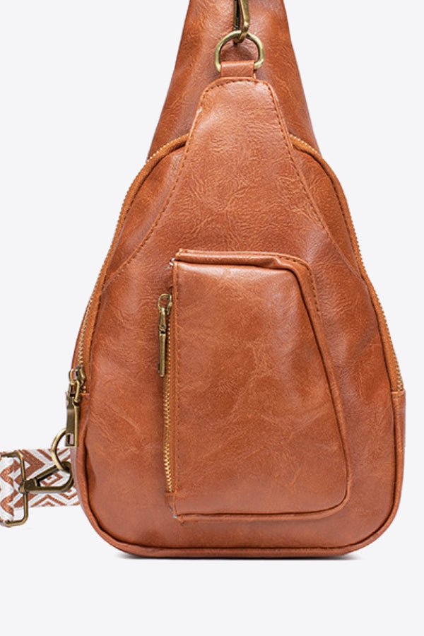 All The Feels PU Leather Sling Bag-Teresa's Fashionista LLC