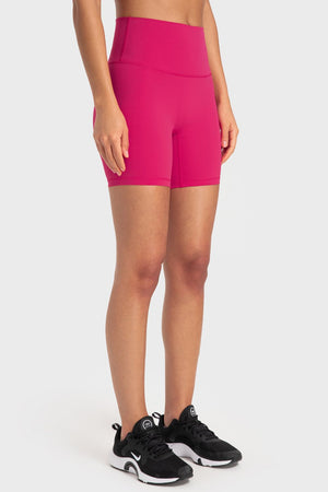 Staying Cozy Wide Waistband Biker Shorts-Teresa's Fashionista LLC