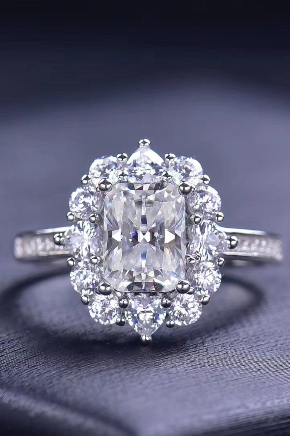 Need You Now 2 Carat Moissanite Ring-Teresa&#39;s Fashionista LLC