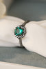 Paraiba Tourmaline Flower Shape Ring-Teresa's Fashionista LLC