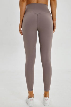 Wide Seamless Band Waist Sports Leggings-Teresa's Fashionista LLC