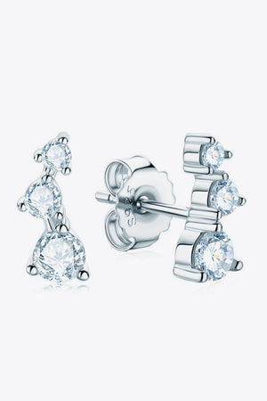 Your Way Moissanite Stud Earrings-Teresa's Fashionista LLC