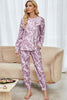 Tie-Dye Long Sleeve Top and Drawstring Joggers Lounge Set-Teresa's Fashionista LLC