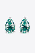 2 Carat Moissanite Teardrop Earrings-Teresa's Fashionista LLC