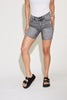 Judy Blue Full Size High Waist Washed Denim Shorts-Teresa's Fashionista LLC