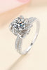 1 Carat Moissanite 925 Sterling Silver Ring-Teresa's Fashionista LLC