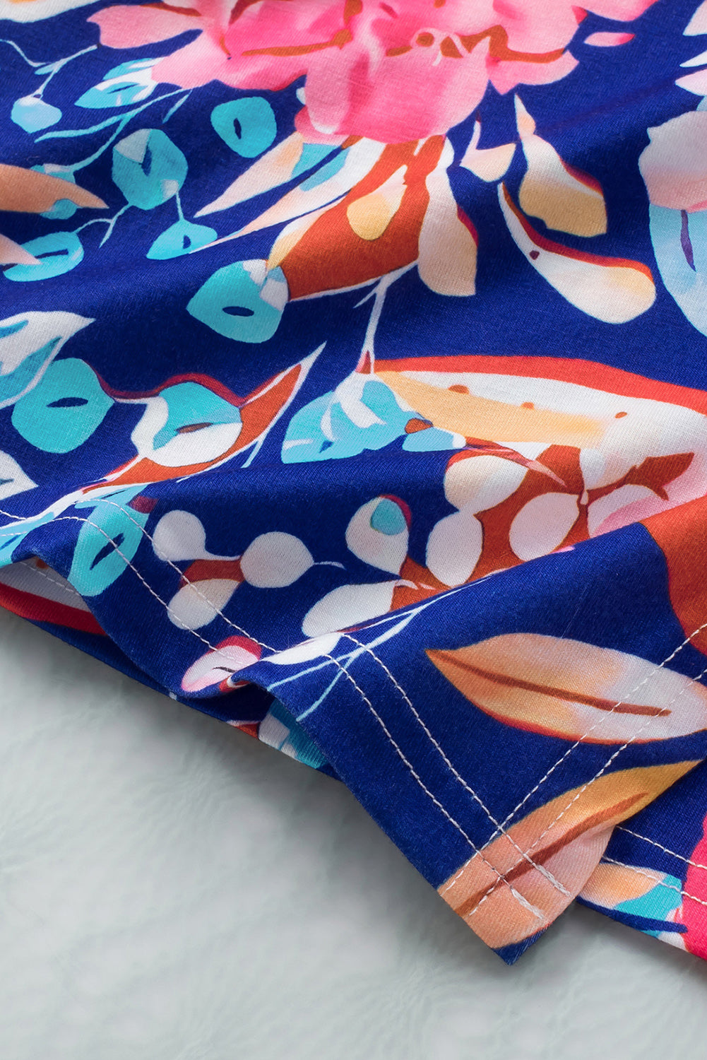 Floral Tied Mini Skirt-Teresa&#39;s Fashionista LLC
