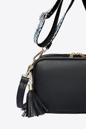 PU Leather Tassel Crossbody Bag-Teresa's Fashionista LLC