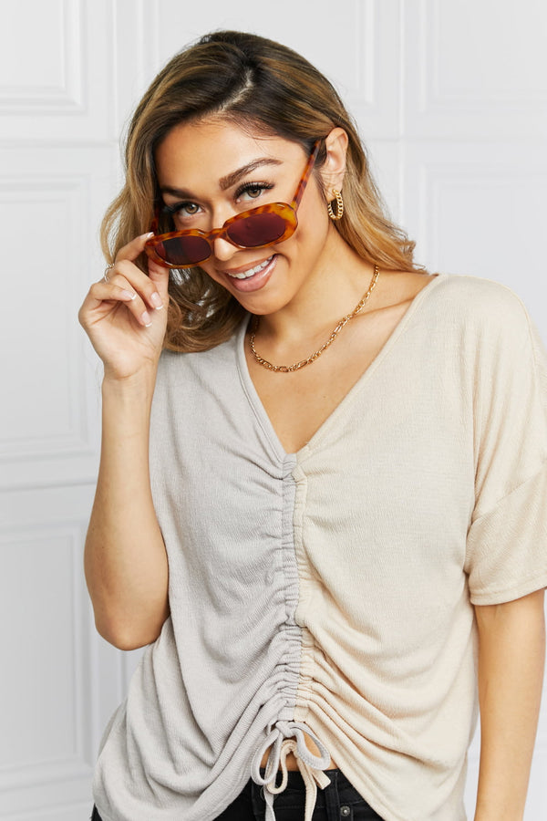 Oval Full Rim Sunglasses-Teresa's Fashionista LLC
