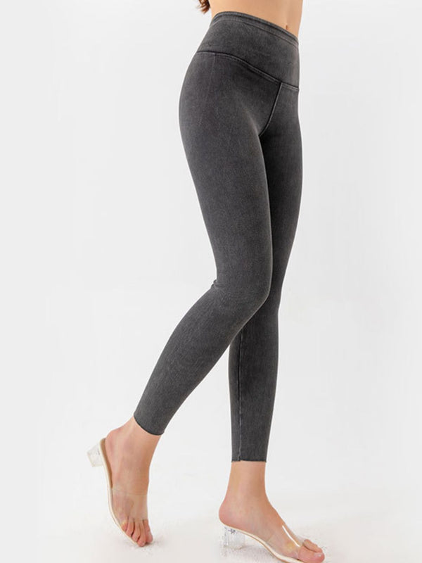 Wide Waistband Cropped Jeans-Teresa's Fashionista LLC