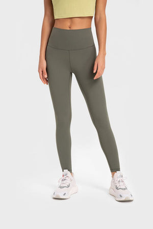 Highly Stretchy Wide Waistband Yoga Leggings-Teresa's Fashionista LLC
