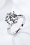 5 Carat Moissanite Solitaire Ring-Teresa's Fashionista LLC
