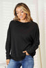 Double Take Seam Detail Round Neck Long Sleeve Top-Teresa's Fashionista LLC