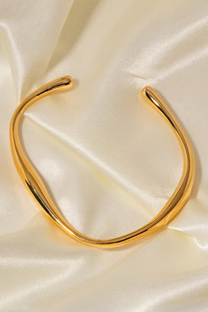Stainless Steel Open Bracelet-Teresa's Fashionista LLC