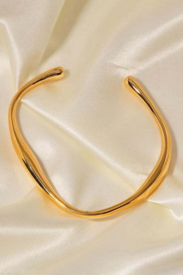 Stainless Steel Open Bracelet-Teresa's Fashionista LLC
