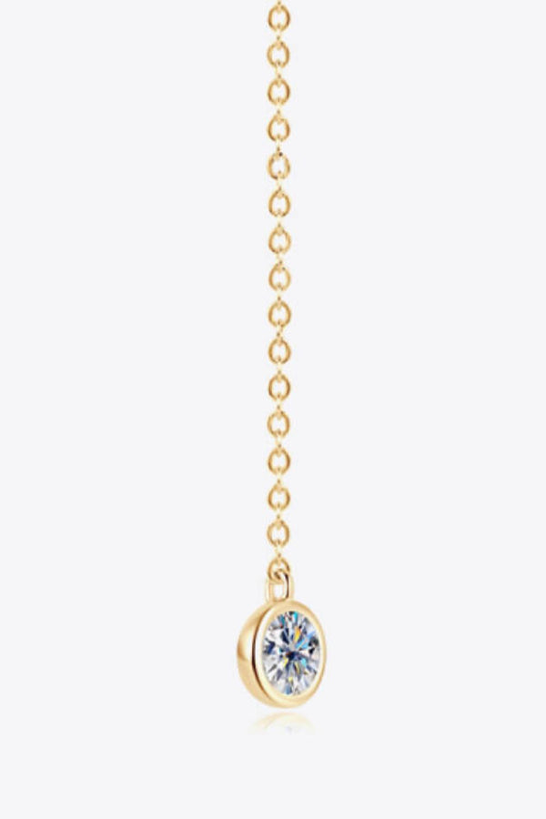 Moissanite Chain Earrings-Teresa's Fashionista LLC