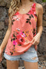 Floral Scoop Neck Tank Top-Teresa's Fashionista LLC
