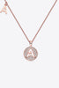 Moissanite A to J Pendant Necklace-Teresa's Fashionista LLC